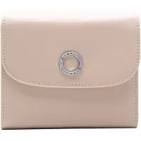 Esquire Cuir porte-monnaie Athena Lady Wallet Beige