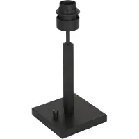 Steinhauer - lampe de table - Stang - noir - métal - lampe de chevet - E27 - 3084ZW