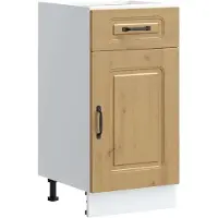 vidaXL Élément bas de cuisine Kalmar Chêne Artisan Matériau dérivé du bois