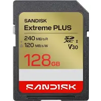 SanDisk Carte mémoire SDXC Extreme PLUS 128 Go UHS-I