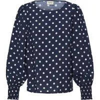 Fransa Chemisier 'FRAdara' bleu marine / blanc