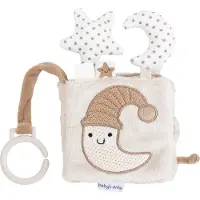 Babys Only Livre sensoriel en tissu d’éveil Heaven clay/warm linen