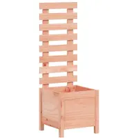 vidaXL Jardinière avec support 39x39,5x114 cm bois massif douglas