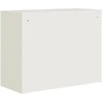 vidaXL Classeur blanc 90x40x110 cm acier