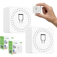 Greenblue Relais de connexion WLAN , compatible Android/iOS/Alexa/Google Home, tension 100–240 V AC, 50/60 Hz, courant maximal 16 A, pour LED jusqu'à 150 W, modèle GB739