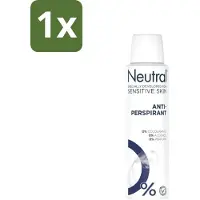 Neutral Neutre - Déodorant spray - Anti-transpirant - Peau sensible - 0% Colorant, Parfum & Alcool - 150 ml - 1 pièce