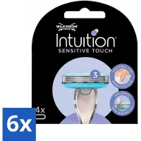 Wilkinson - Intuition Sensitive Touch Recharges - A l'aloe vera - 3 lames de rasoir - Pack avantage - 6 pièces