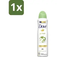 Dove - Déodorant - Go Fresh Concombre & Thé vert - Parfum frais et bienfaisant - 250 ml - 1 pièce