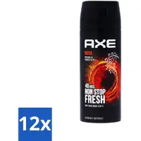 Axe - Déodorant Bodyspray - 48 heures Non Stop Fresh - Musk - Patchouli & Fougere - 150 ml - Value pack - 12 pièces
