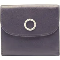 Esquire Cuir porte-monnaie Athena Little Wallet Black noir