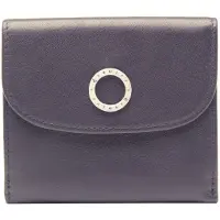 Esquire Cuir porte-monnaie Athena Little Wallet Black noir