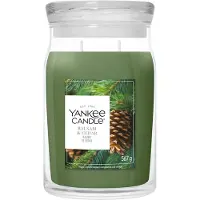 Yankee candle Balsam & Cedar Fireside bougie parfumée 567 g