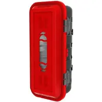 Lalizas Portable Fire Extinguisher Cabinet Rouge