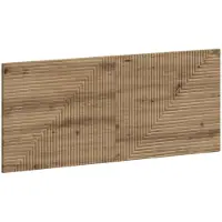 vidaXL Tête de lit murale HAARLEM Chêne artisanal Bois d'ingénierie