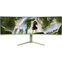 AROZZI Nova 49" Écran Gaming - 5120x1440 - DQHD VA Incurvé - 165 Hz - USB-C - Vert Forêt