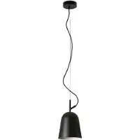 LOREFAR Faro Studio Plafonnier Suspendu Dôme 16 Cm Noir Mat