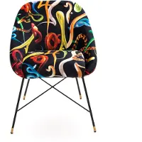 Seletti Chaise Rembourrée Serpents