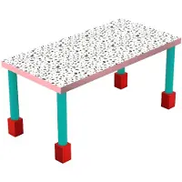 Seletti Table à manger Supertable en terrazzo