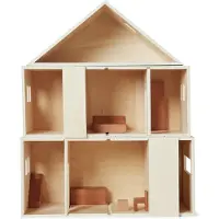 Ferm Living Maison de Poupées - Toro - Natural - - UneTaille - Maison de Poupées