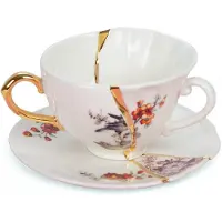 Seletti Kintsugi Tasse À Thé Avec Soucoupe N°1