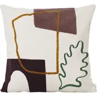 Ferm Living Coussin décoratif Mirage Cushion Leaf 50 x 50 cm