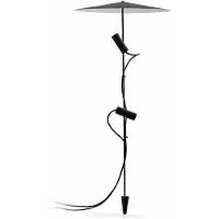 Faro CLAP 1030 Poteau noir 2x6W 3000K 38º avec abat-jour 24V 75709-233P