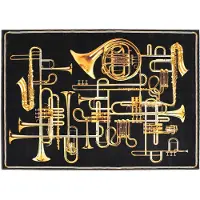 Seletti Toiletpaper Tapis Trumpets
