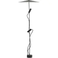 Faro CLAP 1266 Lampe de signalisation noire 2x6W 3000K 38º avec écran 75705-233P
