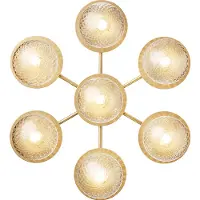 Nuura - Liila Star Applique Murale/Plafonnier Nordic Gold/Optic Clear Nuura