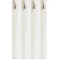 TIPTOE Ensemble de 4 Pieds de Table - 75 cm White Cream