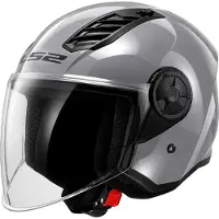LS2 OF616 Airflow II Solid Nardo Gris Casque Jet Taille S
