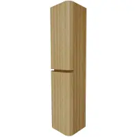 Royal plaza Terra Armoire haute - 170x35x40cm - 2 portes - coins arrondis - sandwood (chêne clair) SW1418394