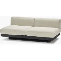 Serax Rudolph Banc avec Coussin Two Seater | Off-White|Black