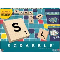 Mattel Jeu De Société Scrabble Plateau En Bois