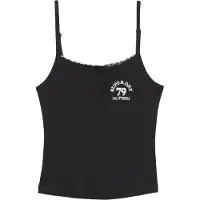 Superdry Haut noir / blanc