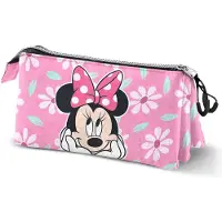 KARACTERMANIA Minnie, étui triple compartiment, 11x23x8 cm, rose, rose, taille unique