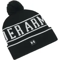 Under Armour Halftime Pom Beanie Noir