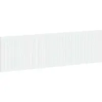 vidaXL Tête de lit murale, blanche, en panneaux de particules