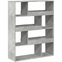 vidaXL Cloison de séparation gris béton bois d'ingénierie