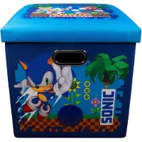 Fizz Creations Fizz Aufbewahrungsbox Sonic inkl. Lautsprecher blau