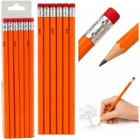 Leantoys Crayons à papier 2HB avec gomme, boîte de 12, marque