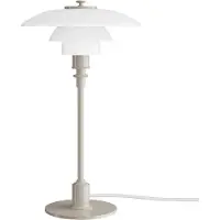 Louis Poulsen Lampe de Table , PH 2/1, Beige, Salon / séjour, Verre, Design