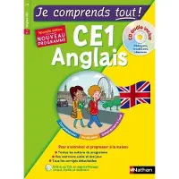 Nathan Je comprends tout ! Anglais CE1 + CD Audio inclus