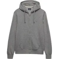 Superdry Essential Sd Co Logo Full Zip Sweatshirt Gris 2XL Homme