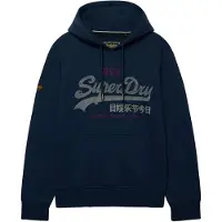 Superdry Sweat-shirt 'Heritage' bleu marine / pierre / rouge rubis