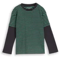 Tom Tailor T-Shirt anthracite / jade