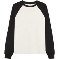Bershka T-Shirt noir / blanc