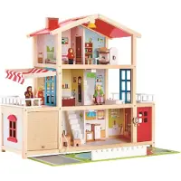 Hape Maison de poupées Villa pour famille de poupées E3405