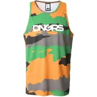 Dangerous DNGRS T-Shirt vert / kaki / orange / blanc