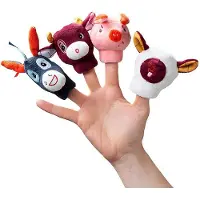 Lilliputiens Jeu d'éveil Ferme Marionnettes à doigts